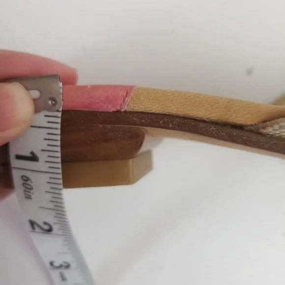 Kate Spade pink cream leather slide sandals - Picture 7 of 8